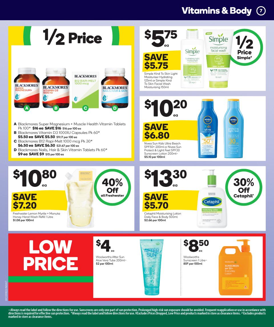 Woolworths Catalogue Health Beauty 9 15 Nov 2022 Catalogue AU