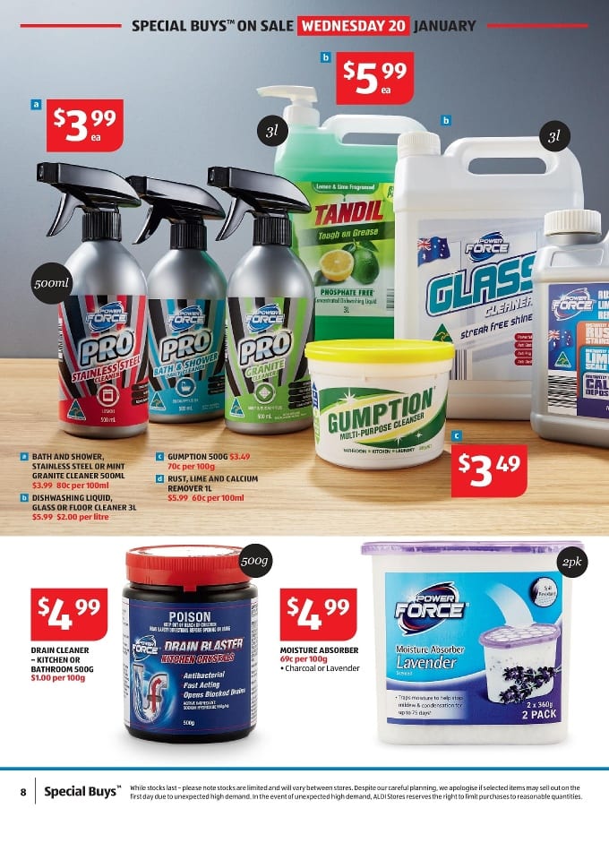 ALDI Home Cleaning Catalogue 22 26 Jan 2016 Catalogue AU