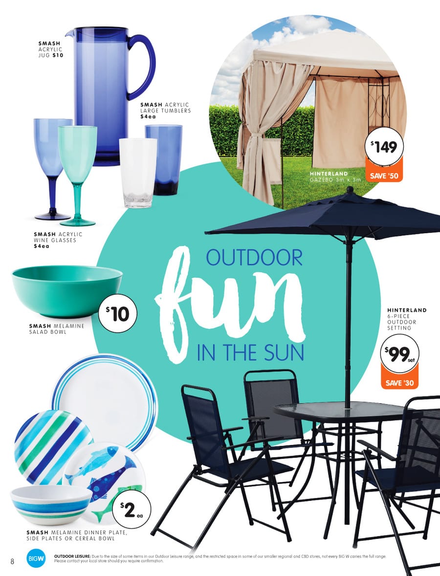Big W Outdoor Specials Catalogue 14 - 20 Jan 2016 | Catalogue AU