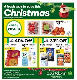 Countdown Weekly Mailer Christmas 27 Nov - 3 Dec