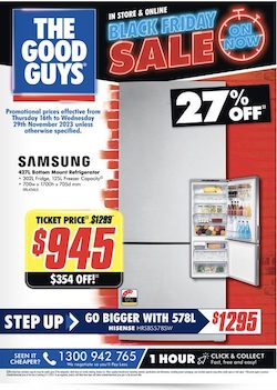 Good Guys Black Friday Catalogue Appliances 2023