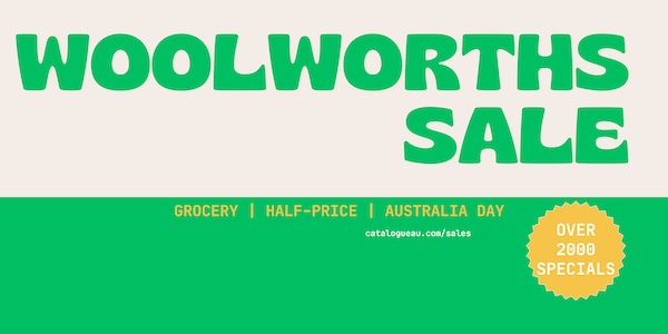 Woolworths Specials