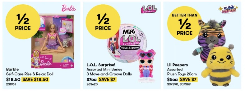 Big W Toy Sale 11 - 24 Apr 2024 Better Than Half Prices