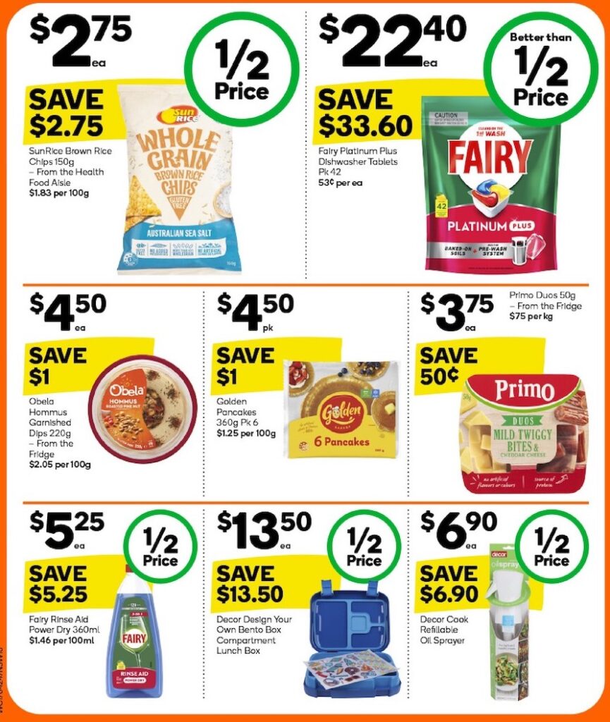 Woolworths 10x Points Half-Price Specials