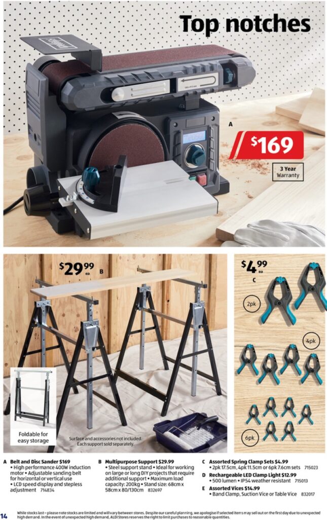 ALDI Tool Sale 8 May 2024