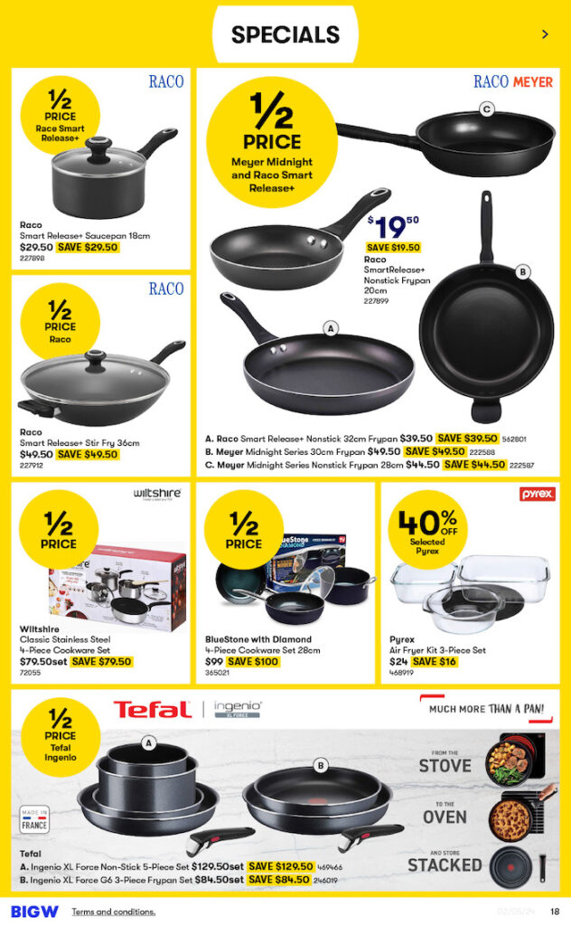 Big W Mothers Day Kitchen Specials