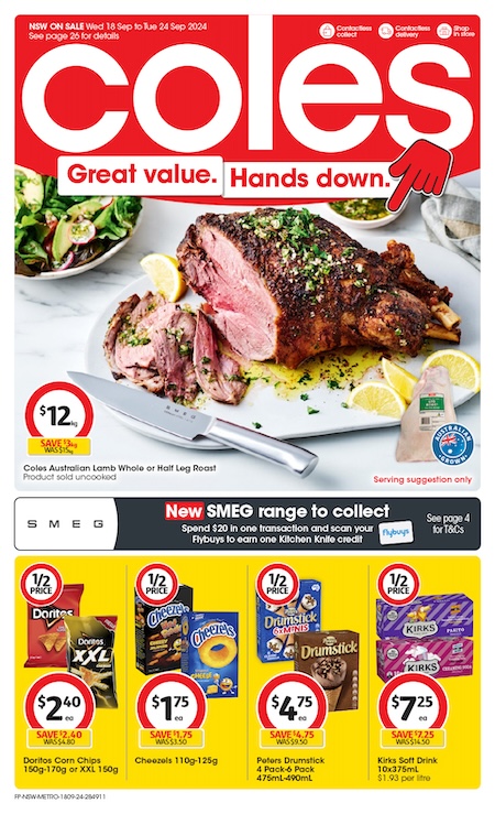 Coles Catalogue 18 - 24 Sep 2024