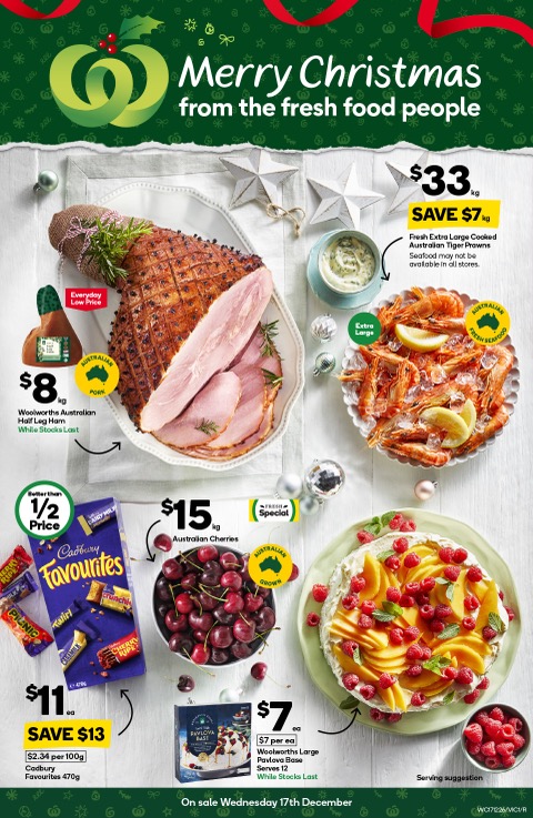 Woolworths Catalogue Christmas 17 - 30 Dec 2025