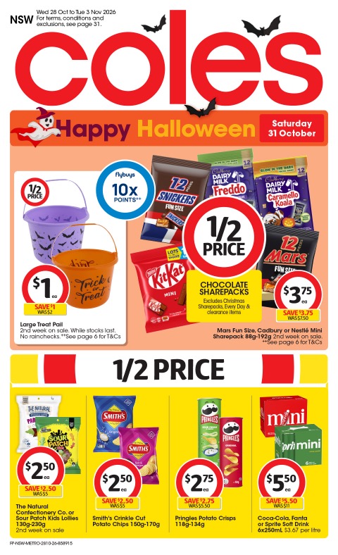 Coles Catalogue Halloween 2026