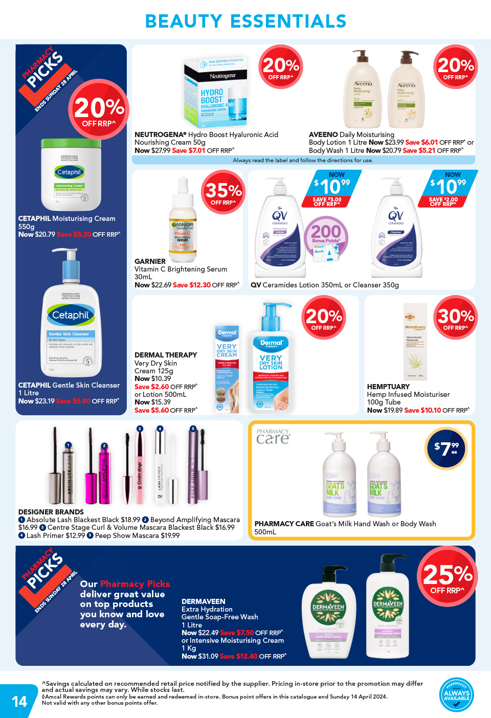 Amcal Catalogue 4 - 14 Apr 2024 | Catalogue AU
