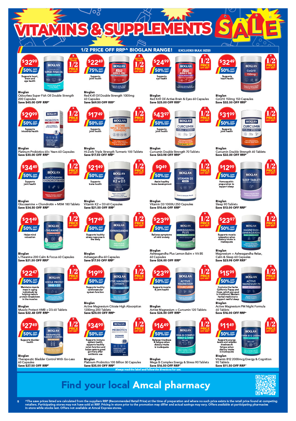 Amcal Catalogue April 8 - 26, 2026 Mega Sale | Catalogue AU