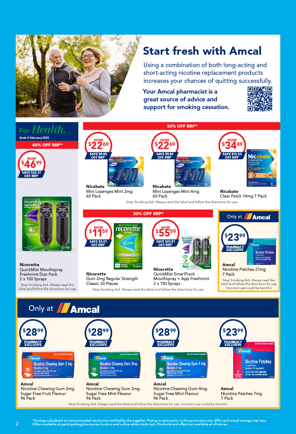 Amcal Catalogue January 1 - 12, 2025 For You. For Life. | Catalogue AU