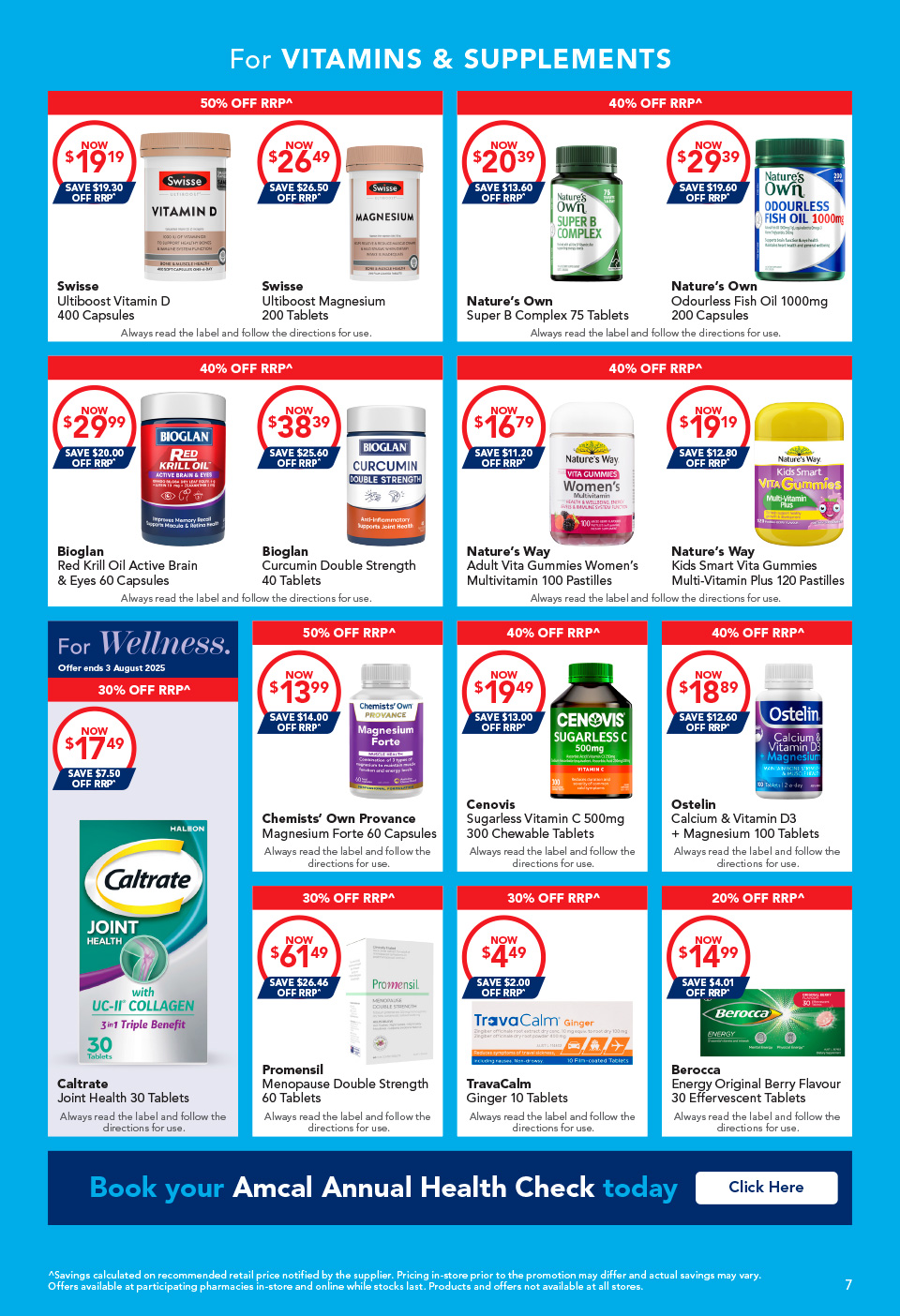 Amcal Catalogue July 2 - 16, 2025 Winter Sale | Catalogue AU