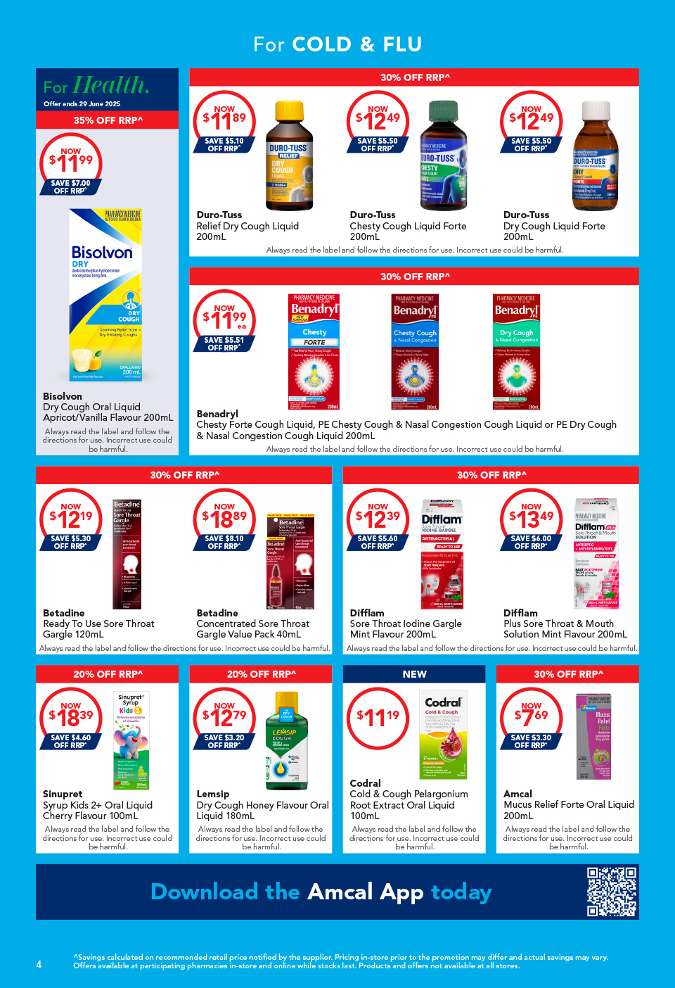 Amcal Catalogue June 4 - 18, 2025 For You. For Life. | Catalogue AU