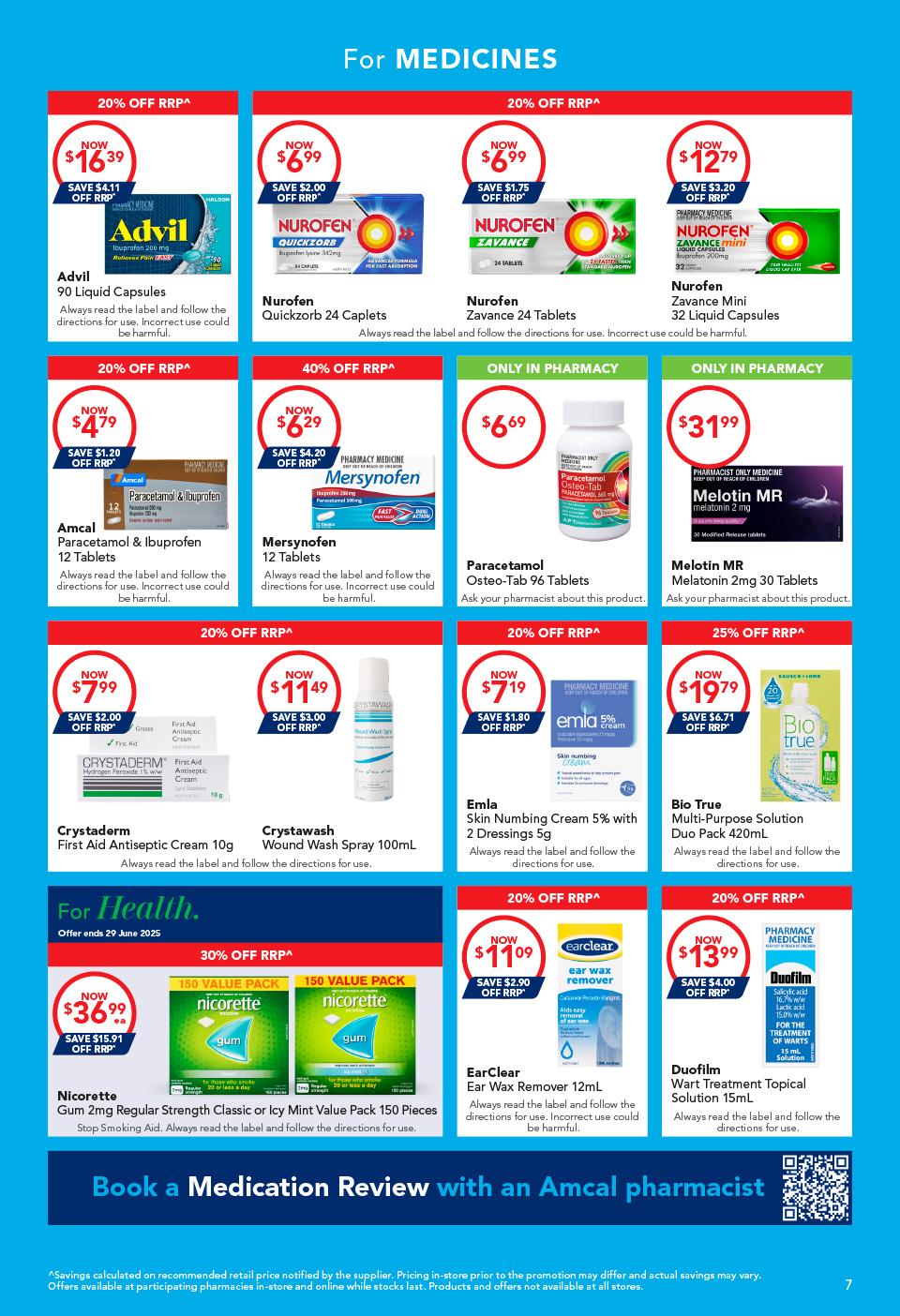 Amcal Catalogue June 4 - 18, 2025 For You. For Life. | Catalogue AU
