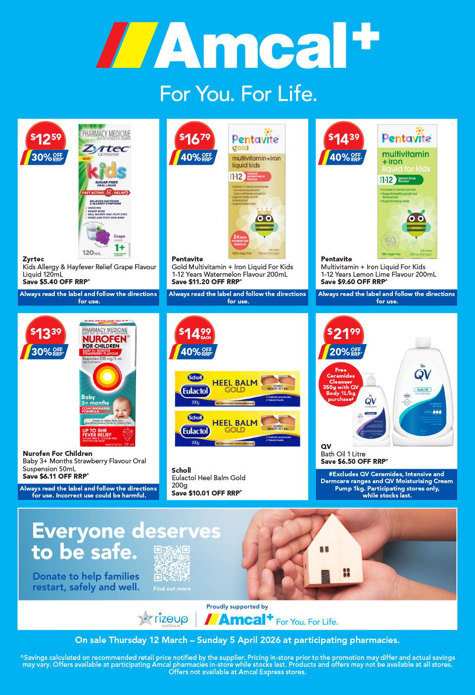 Amcal Catalogue March 11 - April 5, 2026 Hop into Savings | Catalogue AU