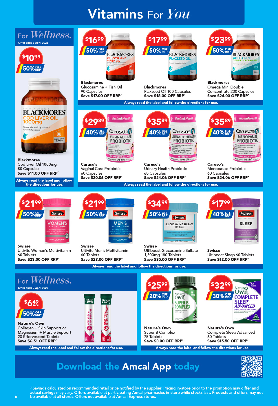Amcal Catalogue March 11 - April 5, 2026 Hop into Savings | Catalogue AU