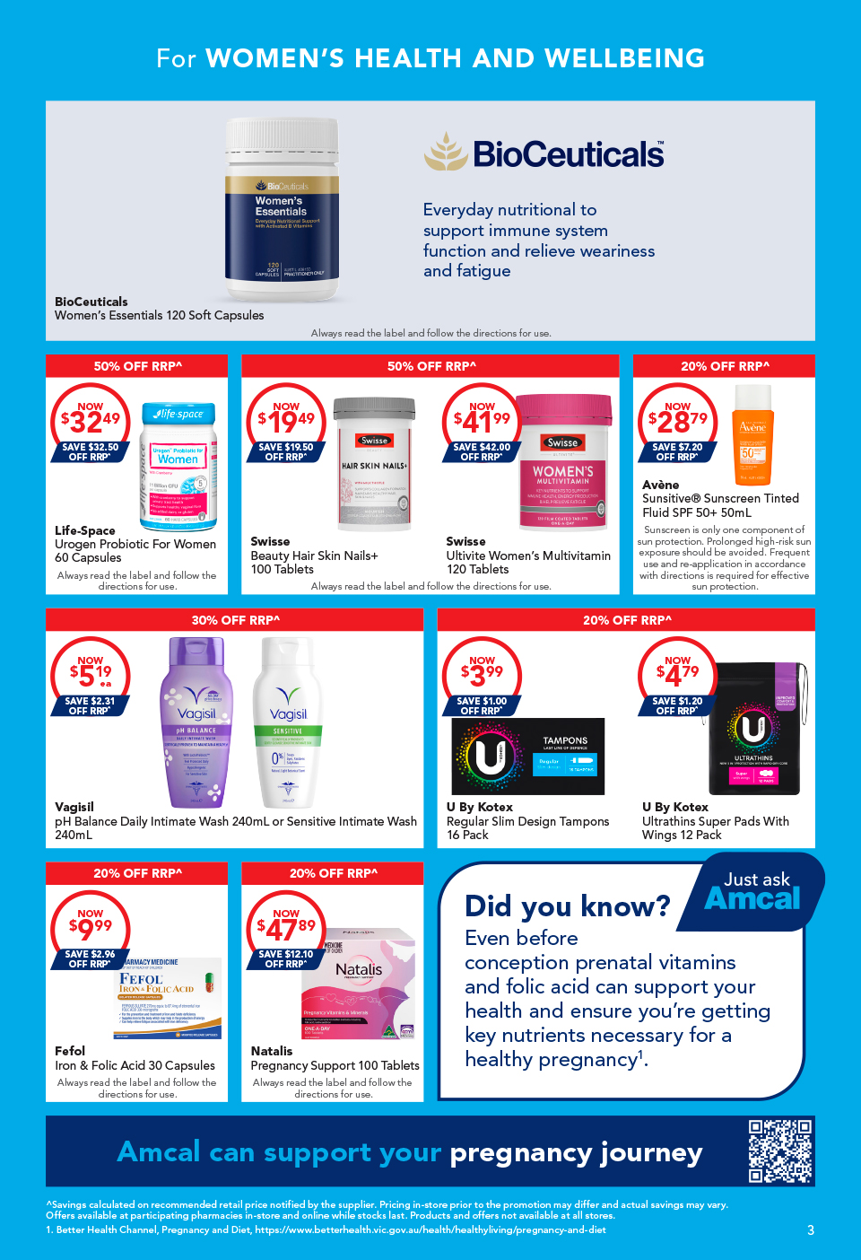 Amcal Catalogue March 5 - 19, 2025 For You. For Life. | Catalogue AU