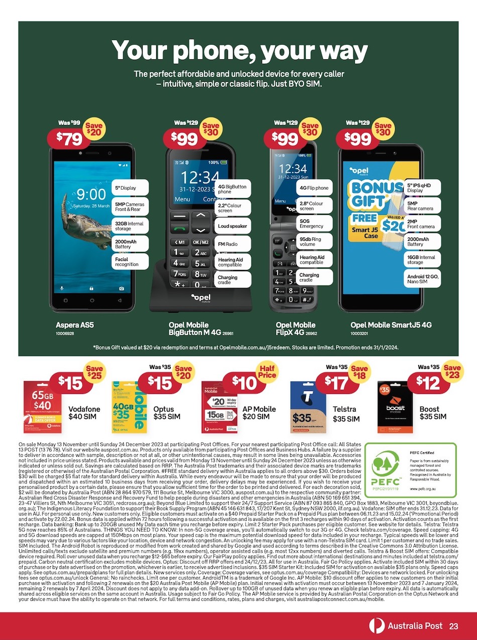 Australia Post Catalogue