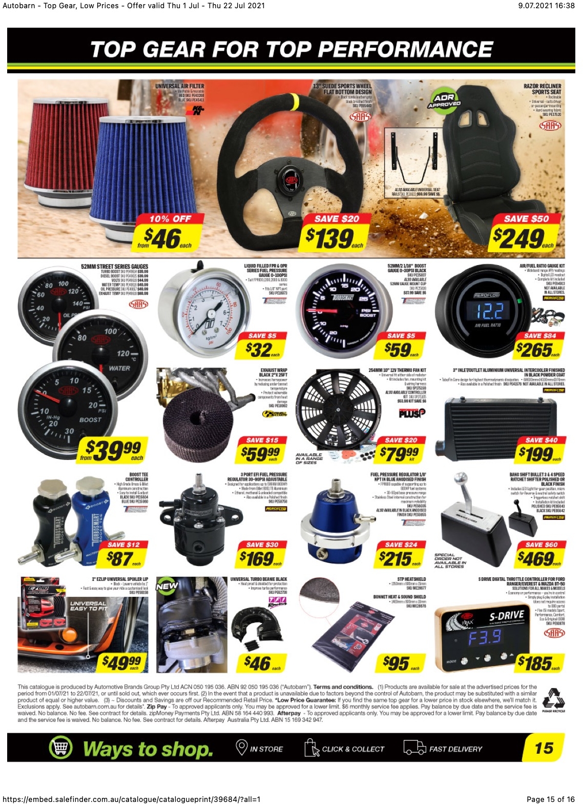 Autobarn Catalogue