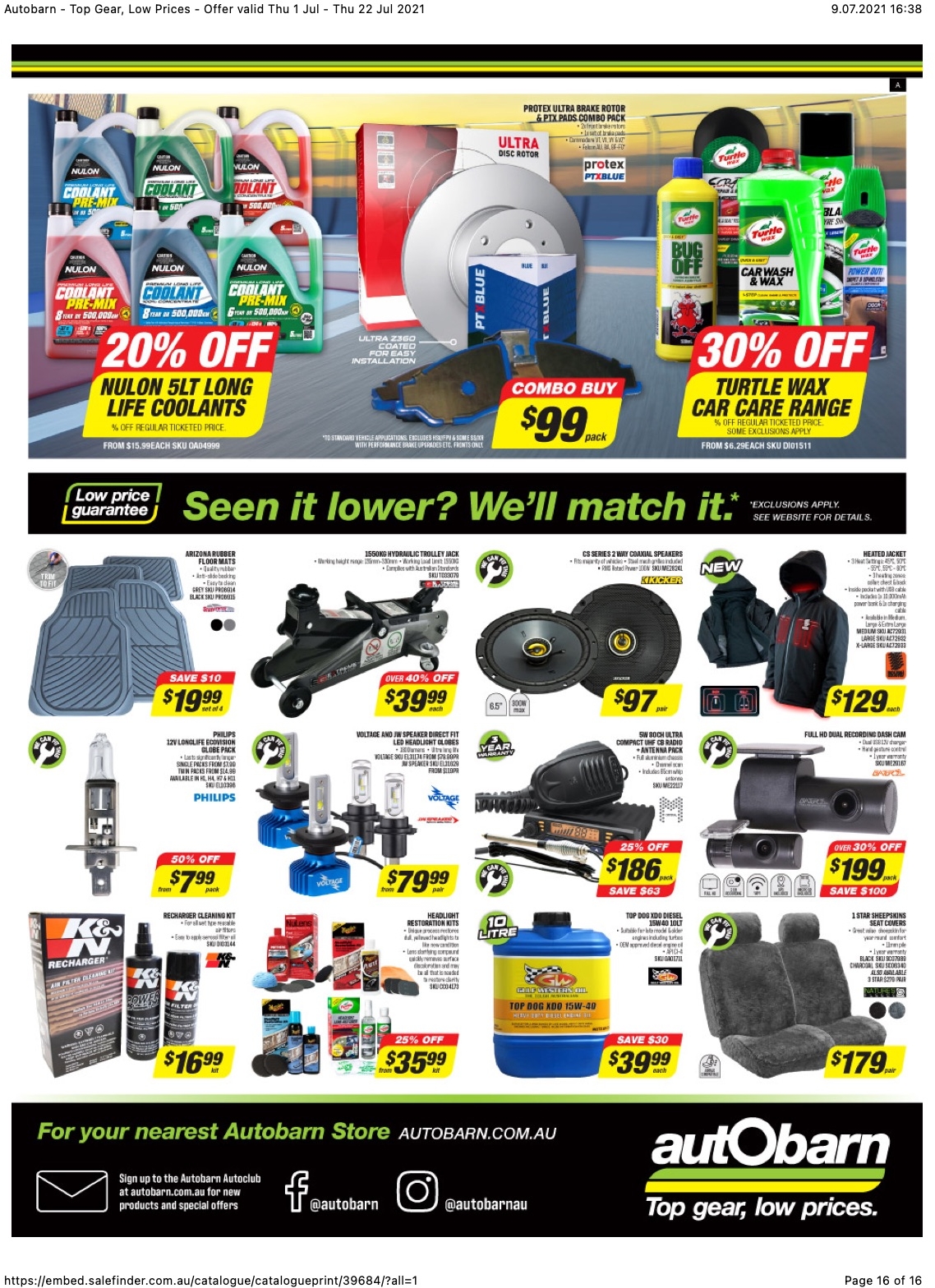 Autobarn Catalogue