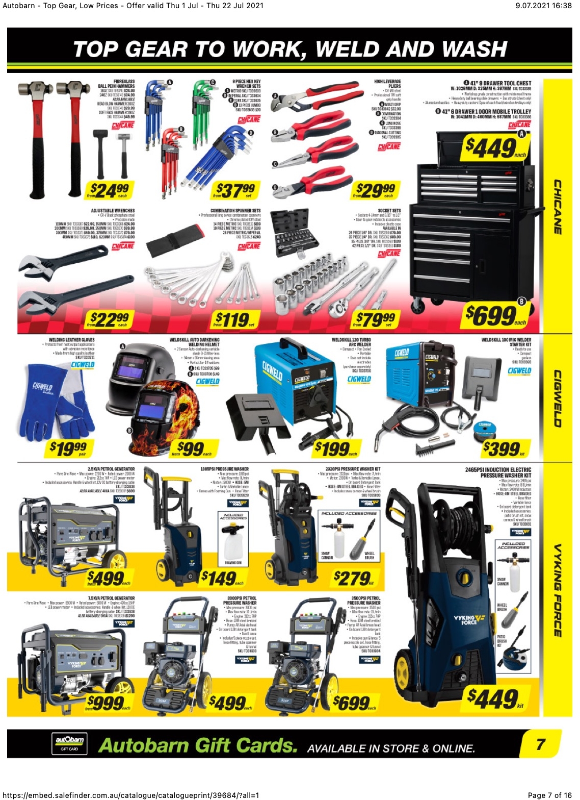 Autobarn Catalogue