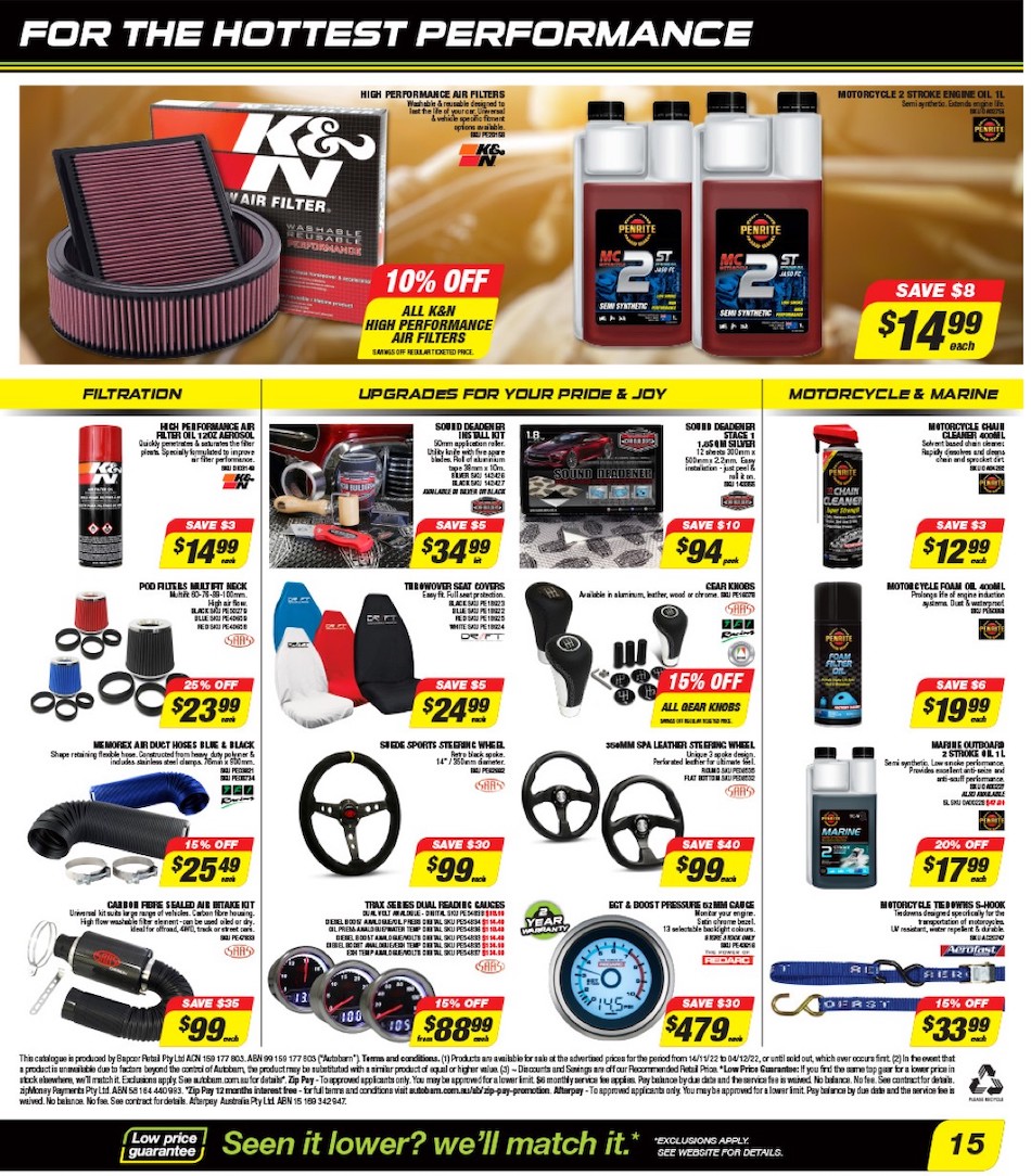 Autobarn Catalogue