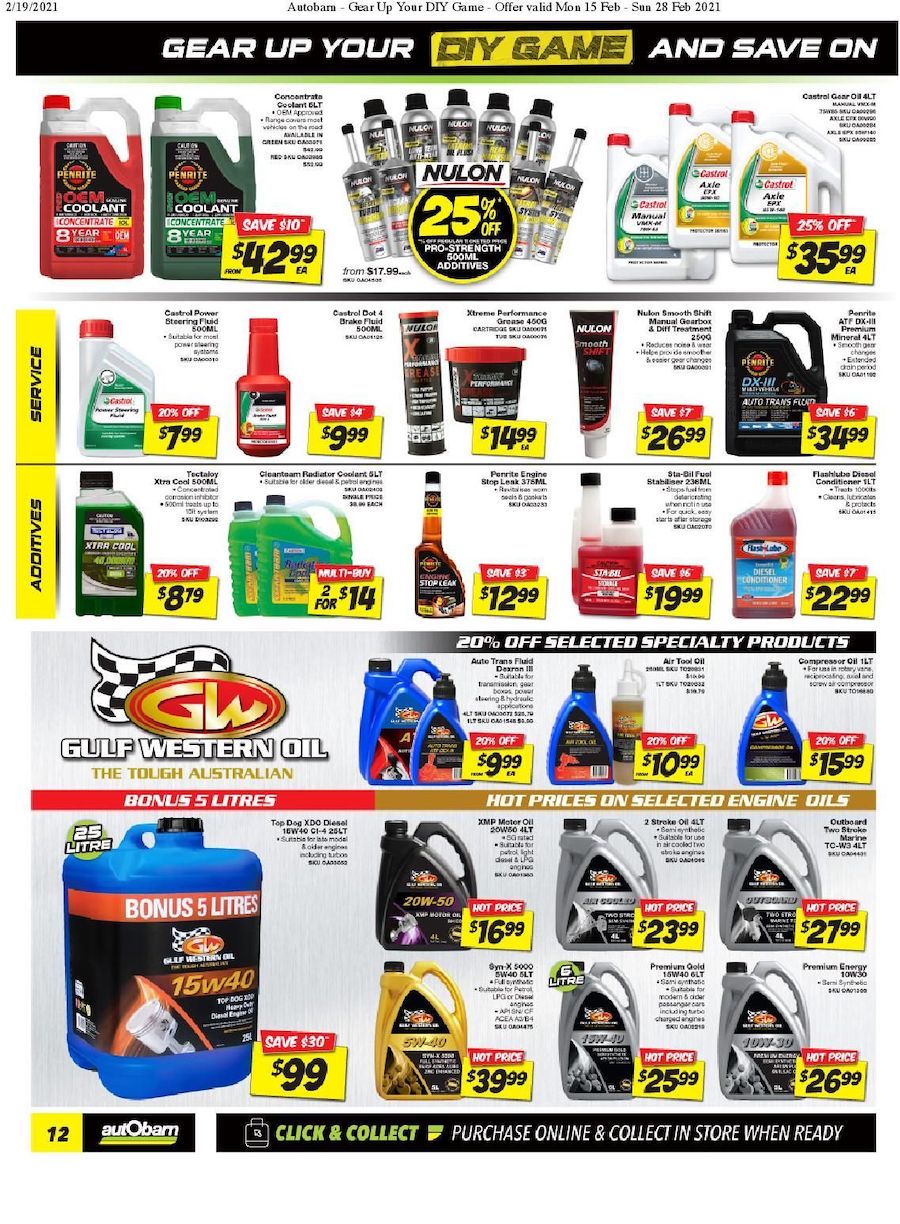 Autobarn Catalogue
