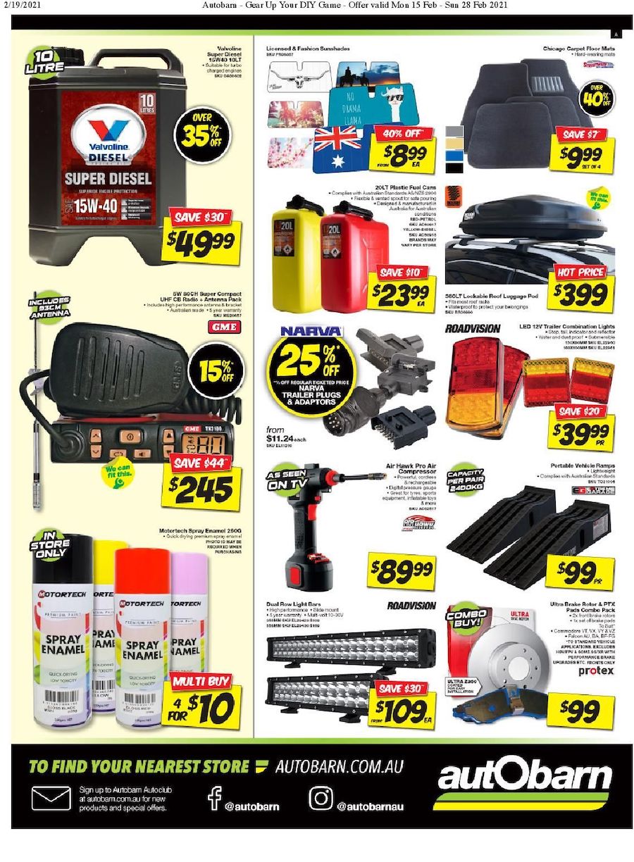 Autobarn Catalogue