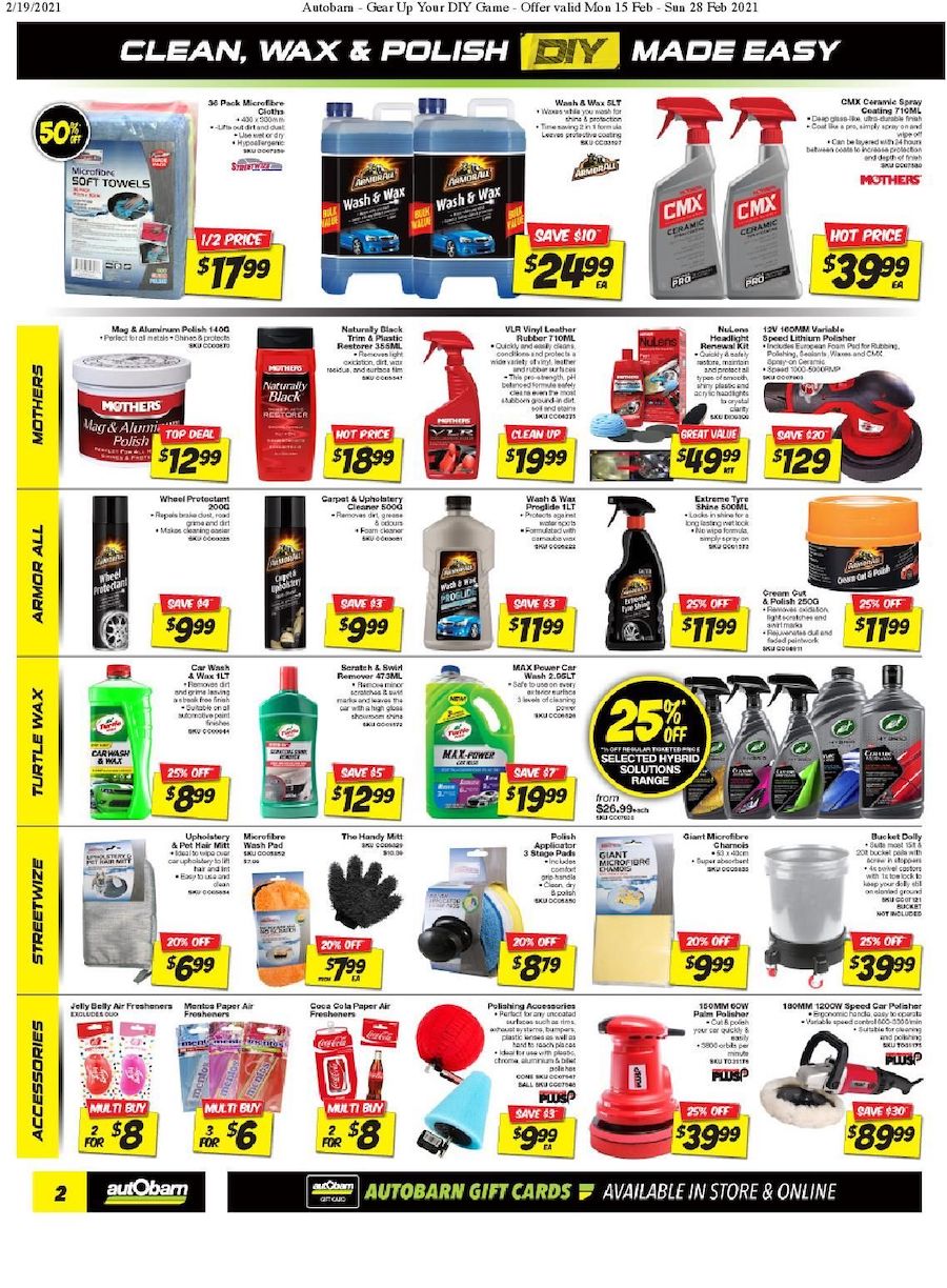 Autobarn Catalogue
