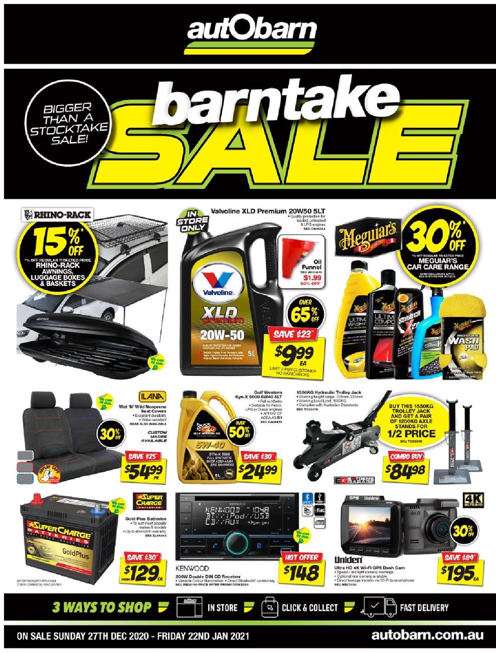 Autobarn Catalogue