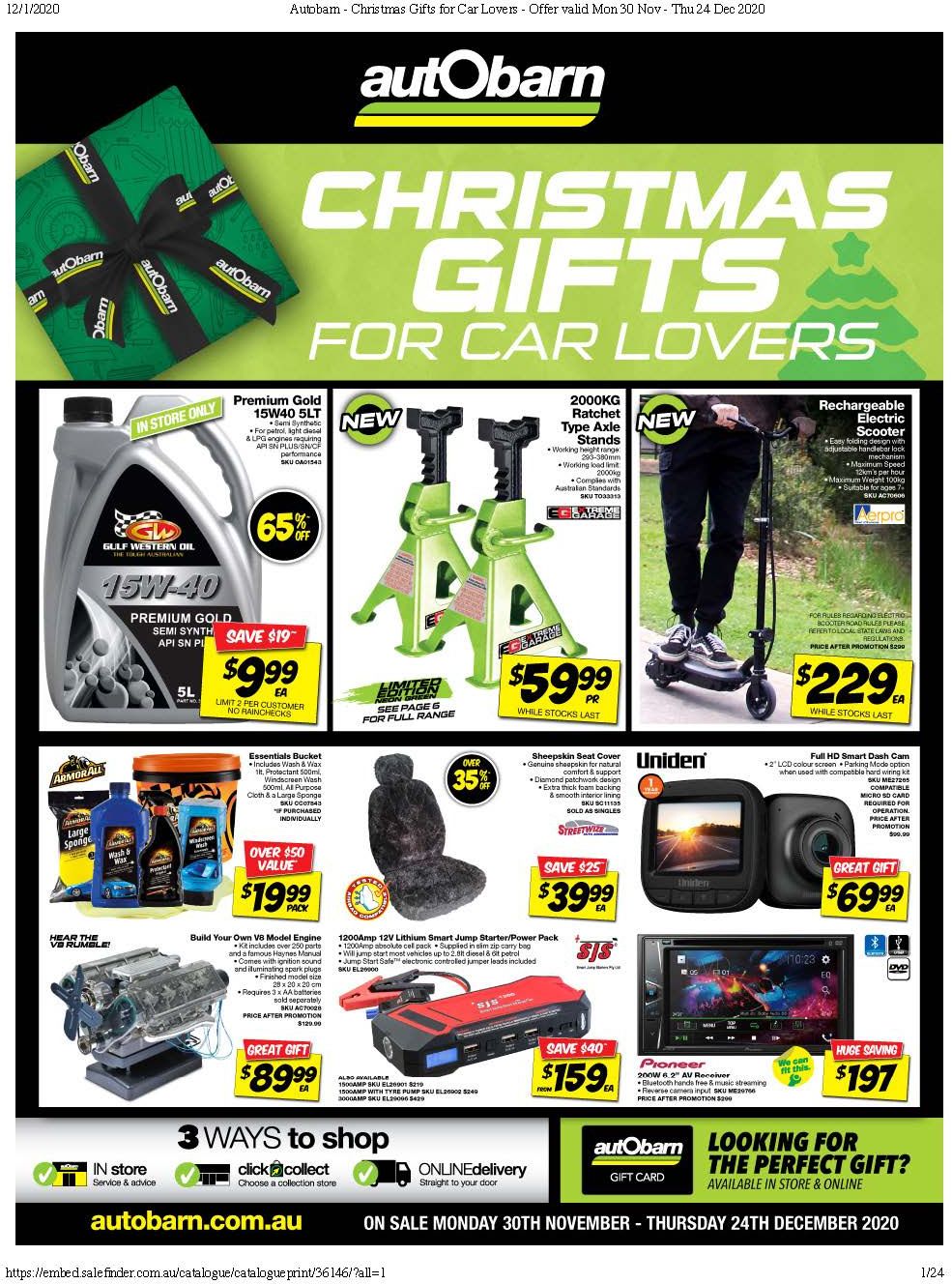 Autobarn Catalogue