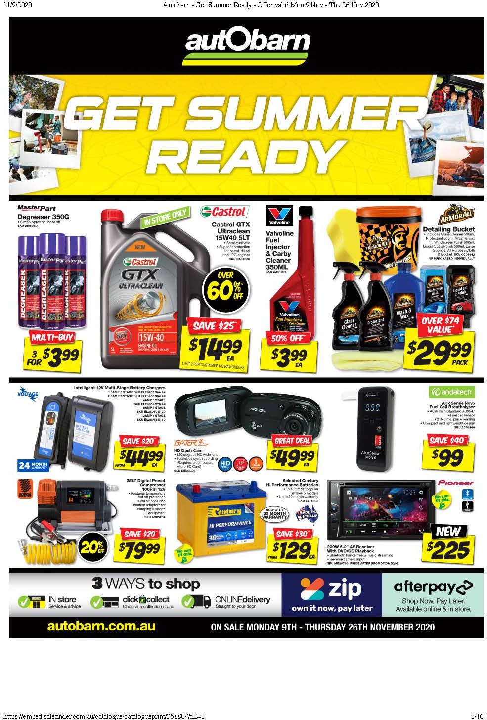 Autobarn Catalogue