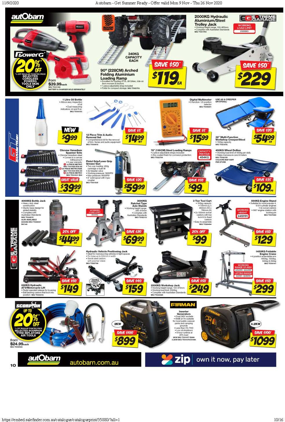 Autobarn Catalogue