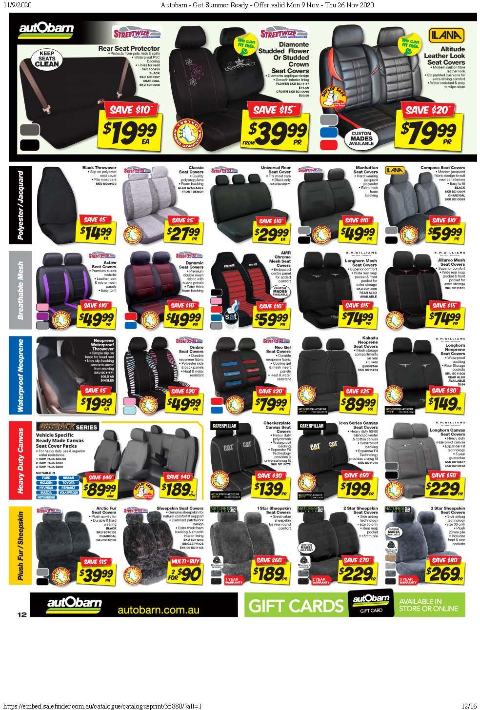 Autobarn Catalogue