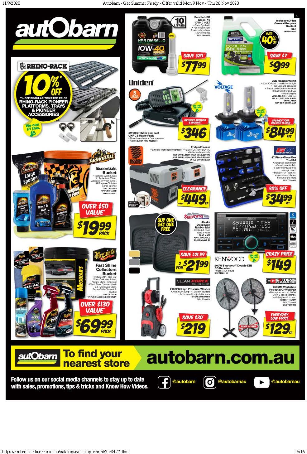 Autobarn Catalogue