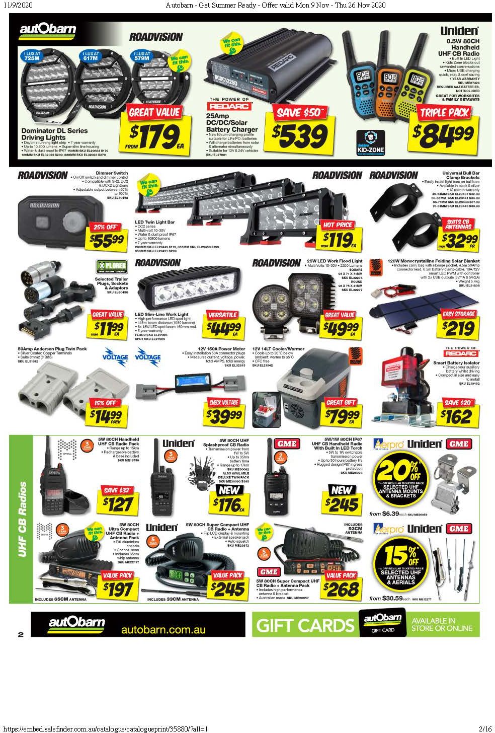 Autobarn Catalogue