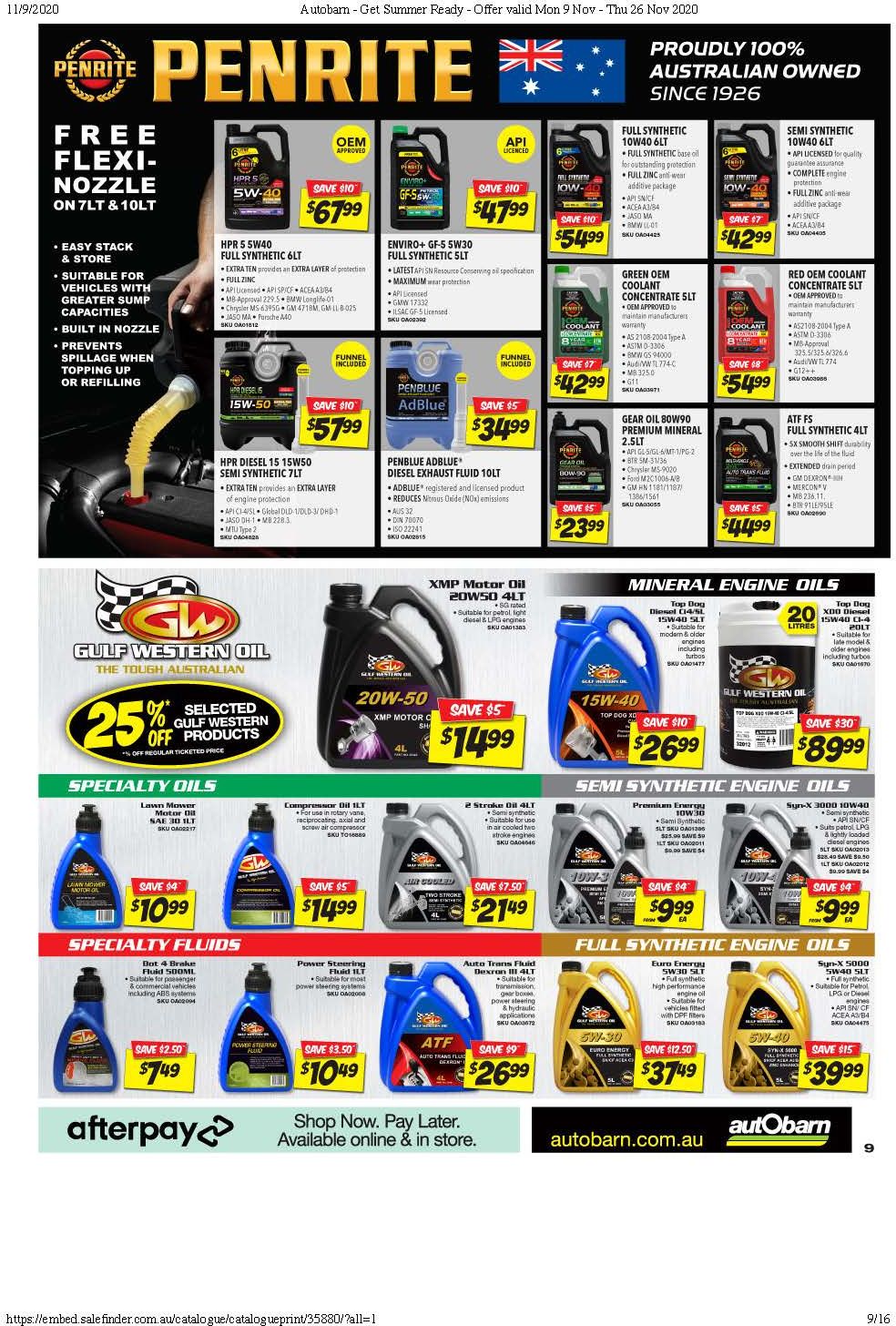 Autobarn Catalogue