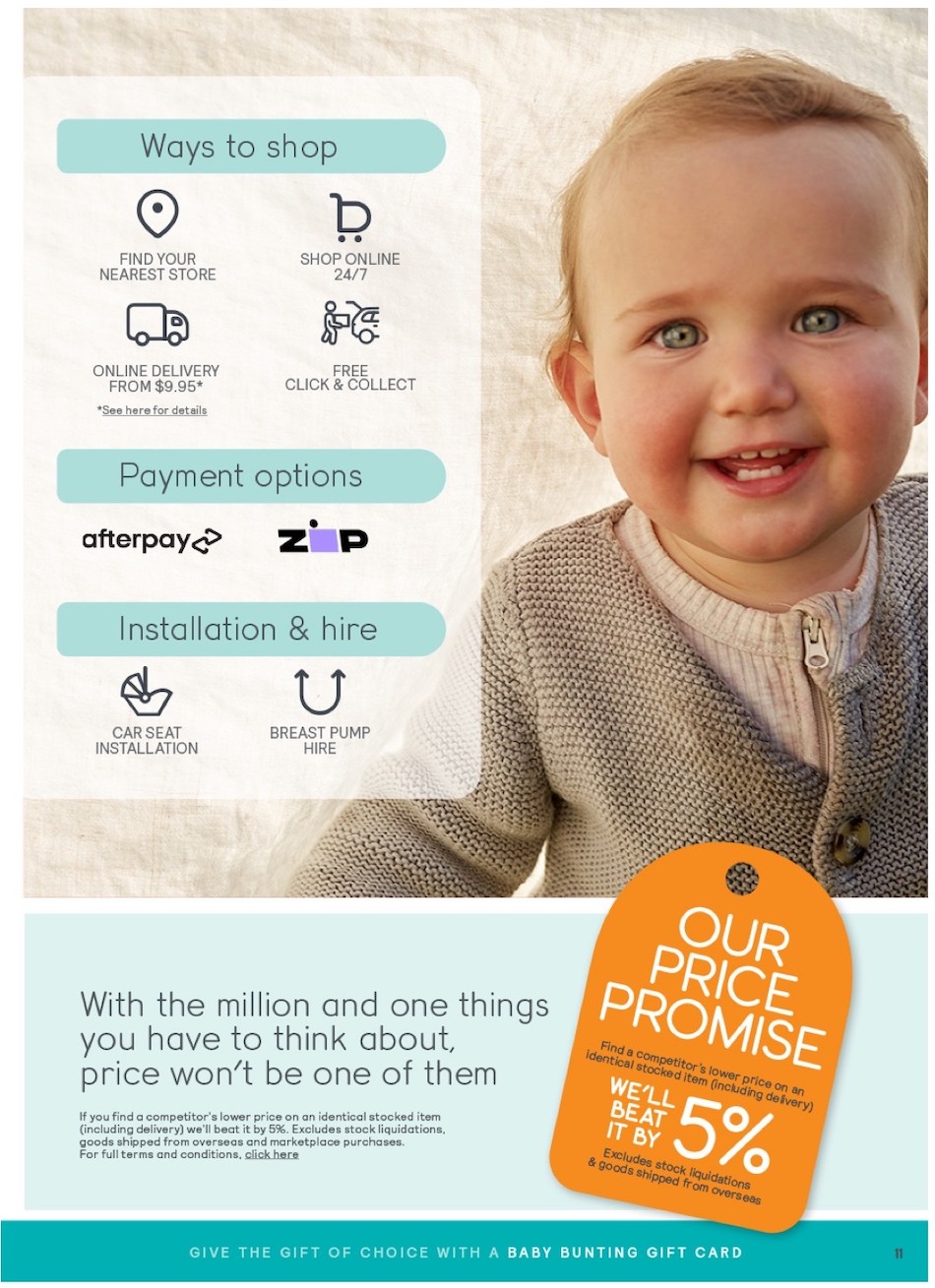 Baby Bunting Catalogue