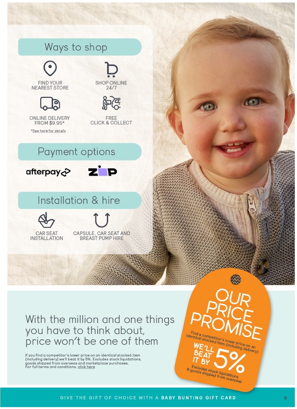 Baby Bunting Catalogue