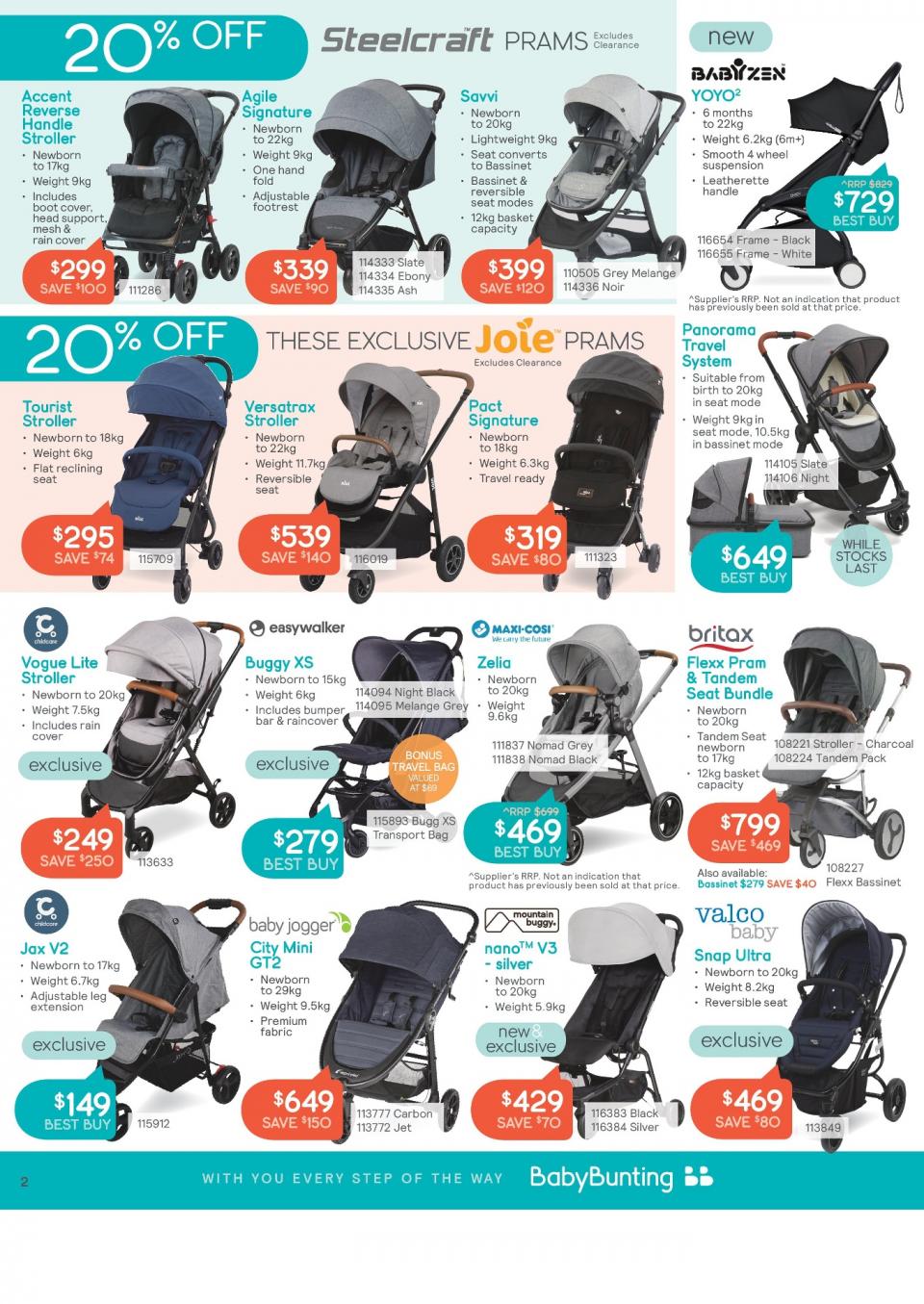 Baby Bunting Catalogue