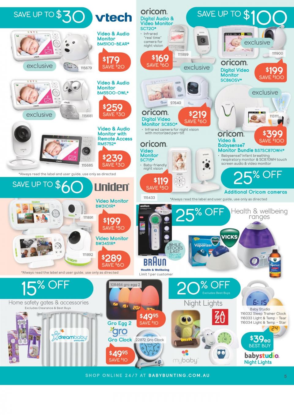 Baby Bunting Catalogue