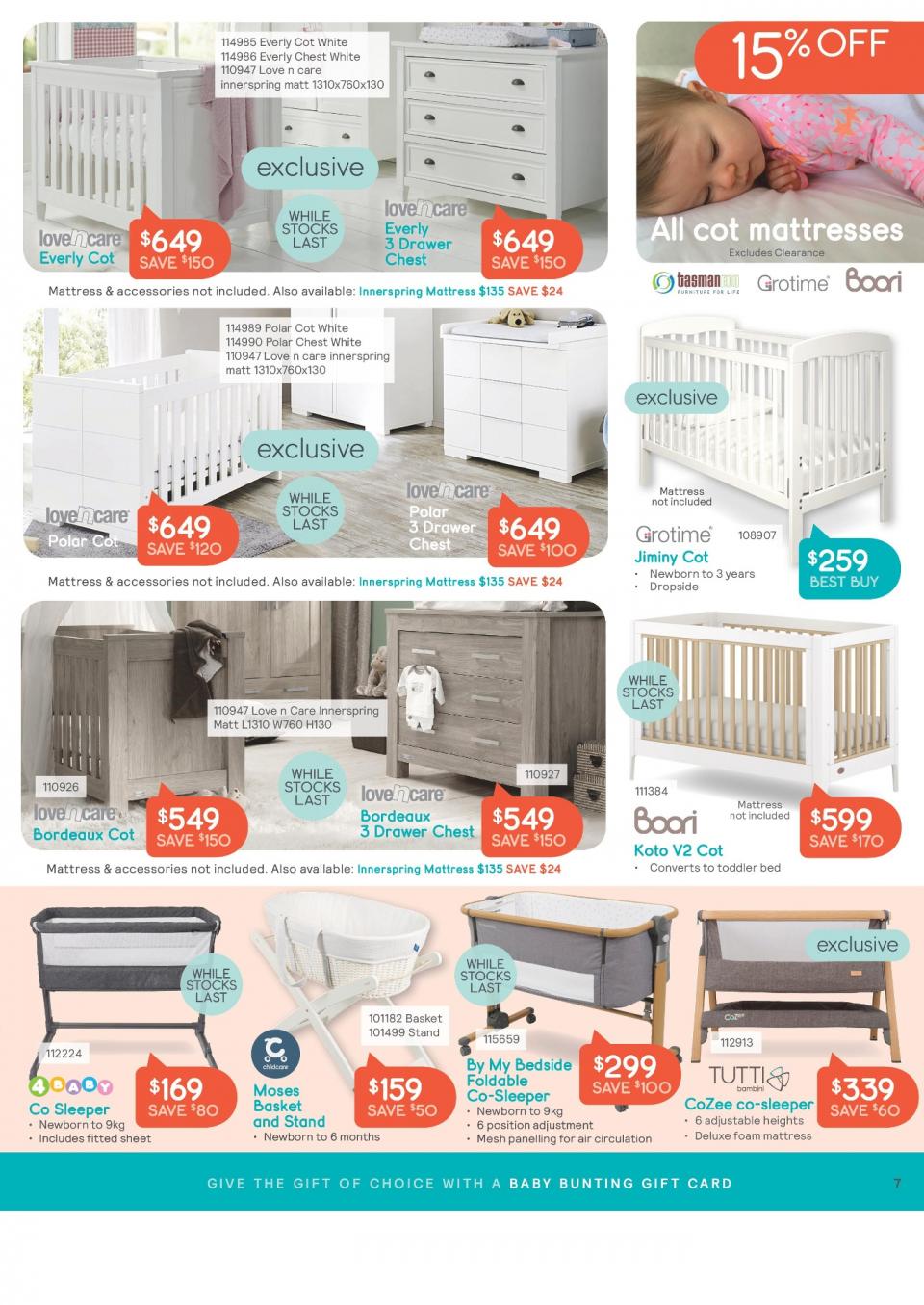 Baby Bunting Catalogue