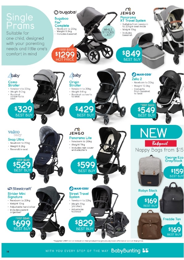 Baby Bunting Catalogue