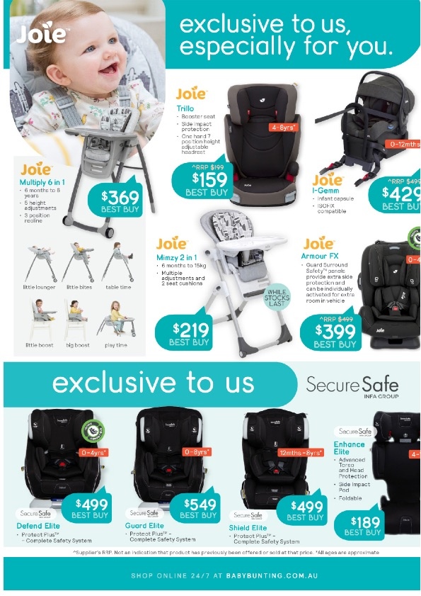 Baby Bunting Catalogue