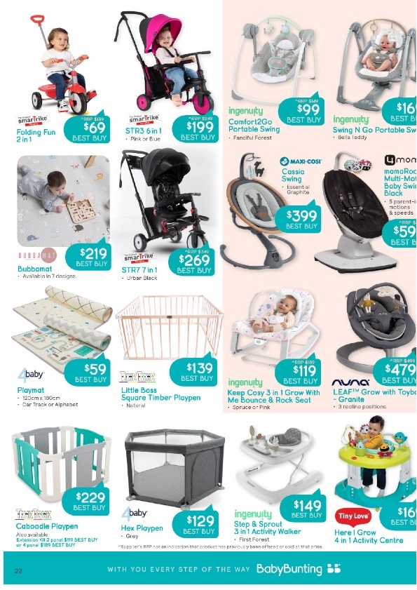 Baby Bunting Catalogue