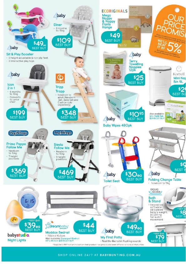 Baby Bunting Catalogue