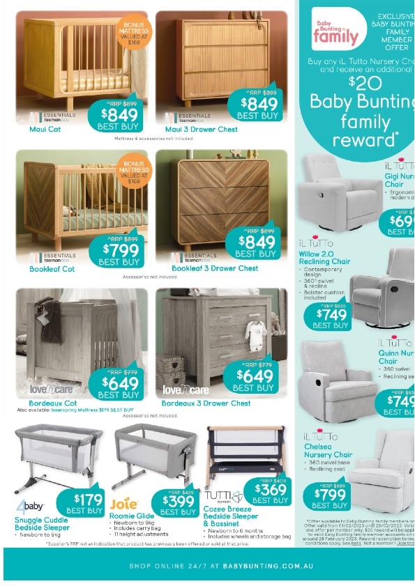 Baby Bunting Catalogue