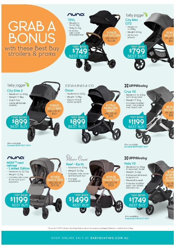 Baby Bunting Catalogue