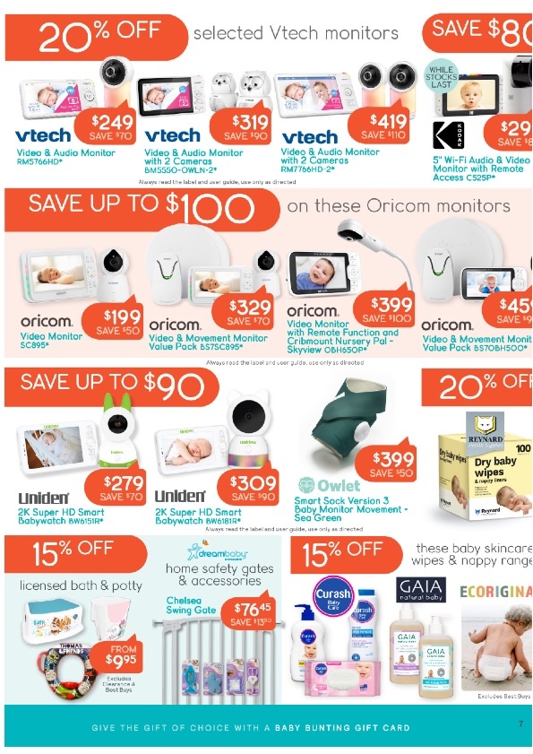 Baby Bunting Catalogue